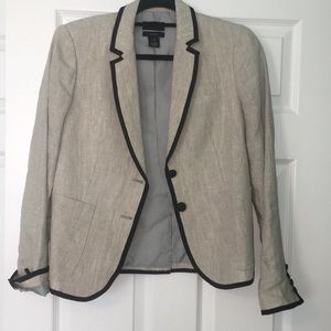 J Crew 100% linen Schoolboy Blazer